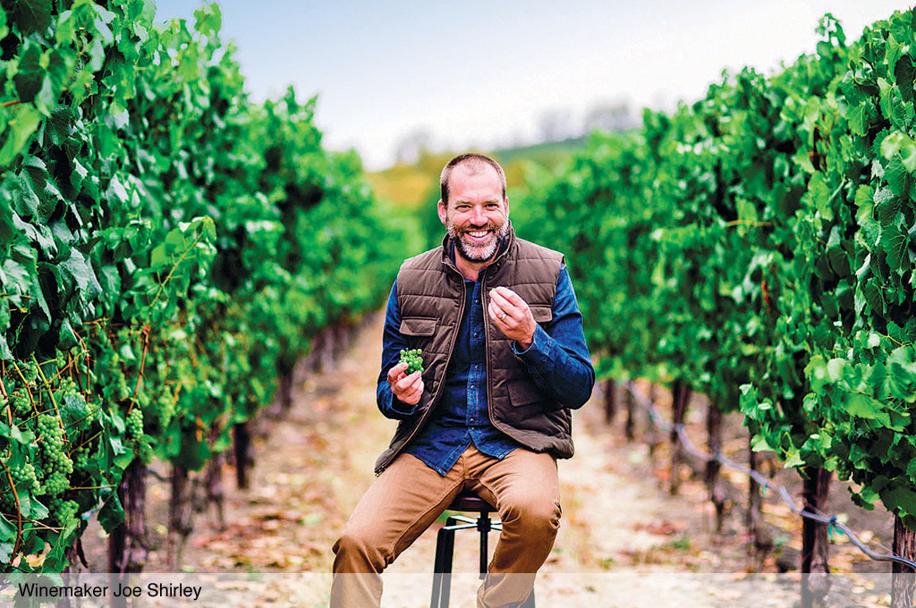 Winemaker Joe Shirley