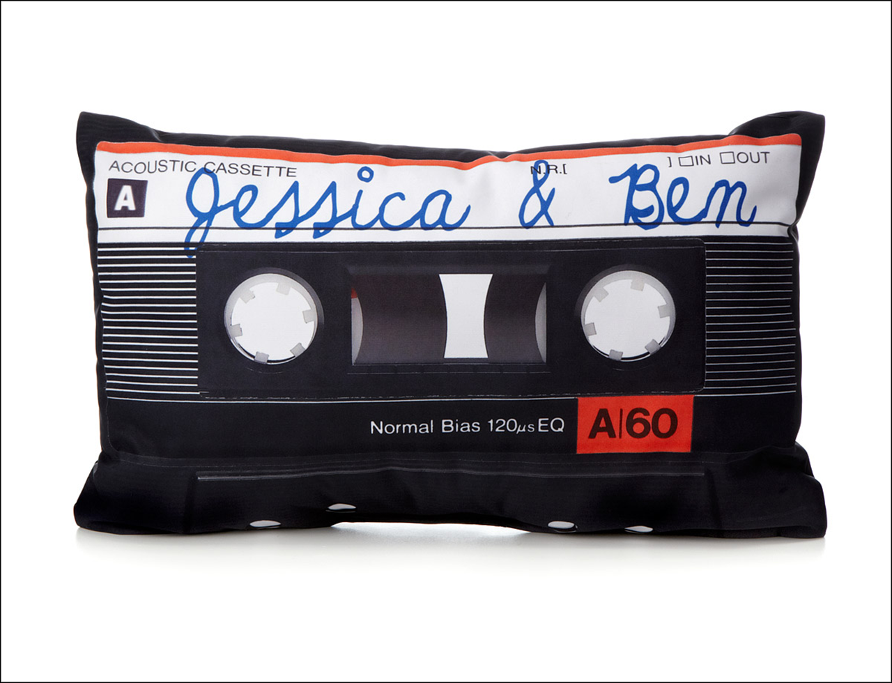 Personalized Mixetape Pillow