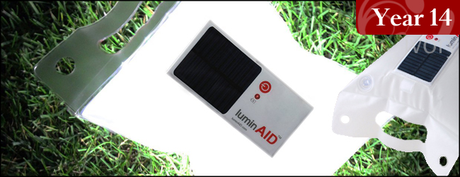 LuminAID Solar Inflatable Light, Semi-Transparent