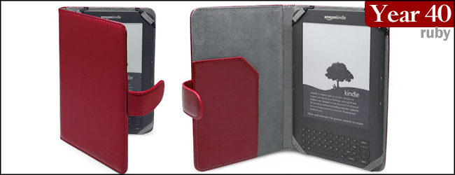 BoxWave Ruby Patent Leather Elite Kindle Case