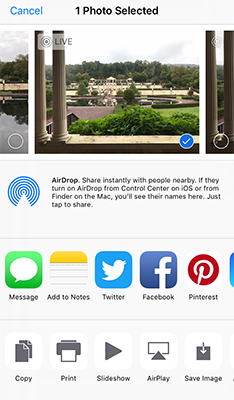 iPhoto - Cloud Sharing