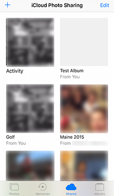 iPhoto - Cloud Sharing
