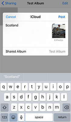 iPhoto - Cloud Sharing