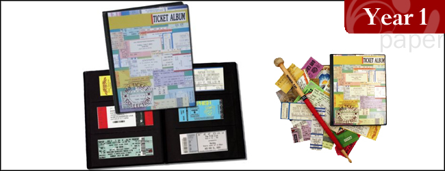 Concert Ticket Album