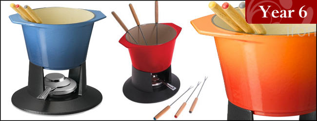 Le Creuset Enameled Cast-Iron Fondue Pot